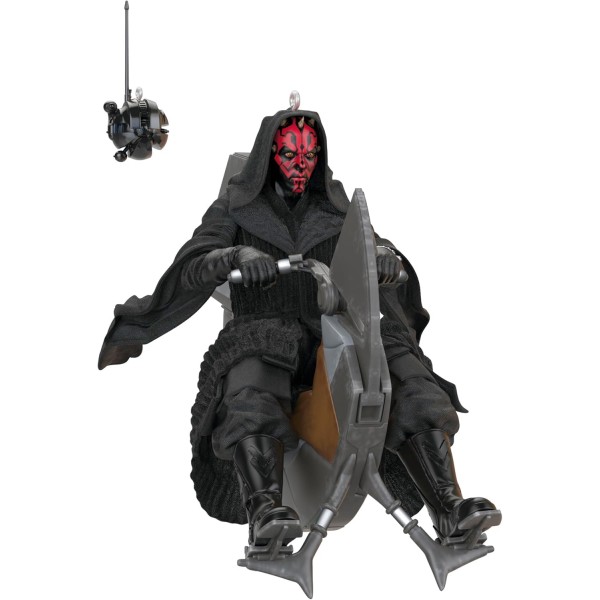 DISNEY HALLMARK KEEPSAKE STAR WARS DARTH MAUL AND SITH PROBE DROID ORNAMENT 2024