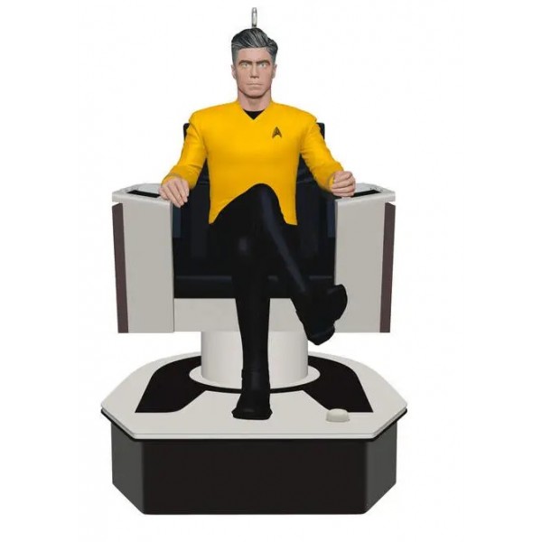 HALLMARK KEEPSAKE STAR TREK STRANGE NEW WORLDS CAPTAIN CHRISTOPHER PIKE ORNAMENT 2024