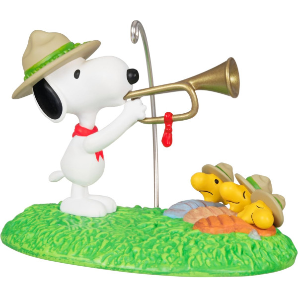 HALLMARK KEEPSAKE SNOOPY PEANUTS RISE EN SHINE ORNAMENT 2024