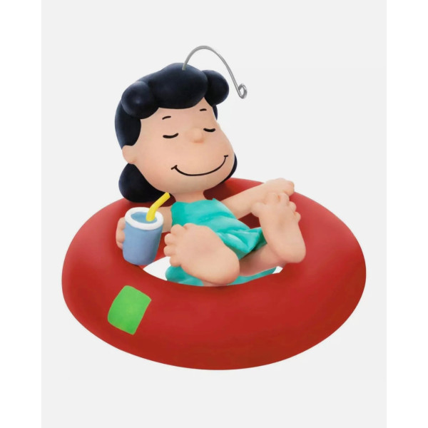 HALLMARK KEEPSAKE SNOOPY PEANUTS LAID-BACK LUCY ORNAMENT 2024