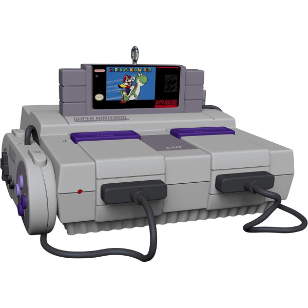 HALLMARK KEEPSAKE SUPER NINTENDO SUPER NES CONSOLE ORNAMENT 2022