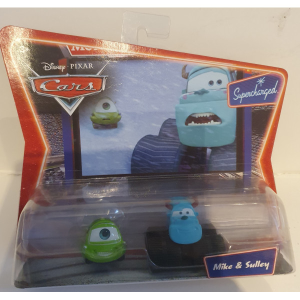 DISNEY PIXAR CARS SUPERCHARGED MIKE & SULLY DIE-CAST AUTO  Write a review