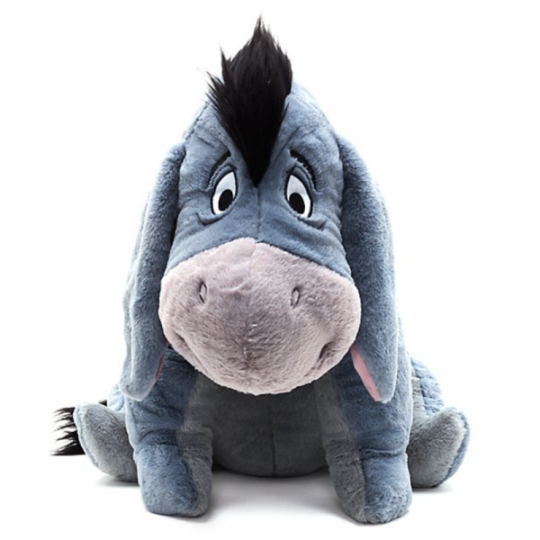 DISNEY WINNIE DE POEH EEYORE PLUCHE KNUFFEL GROOT
