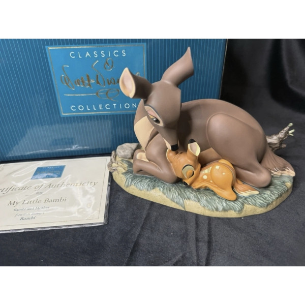 WDCC WALT DISNEY CLASSICS COLLECTION BAMBI MET MOEDER BEELD