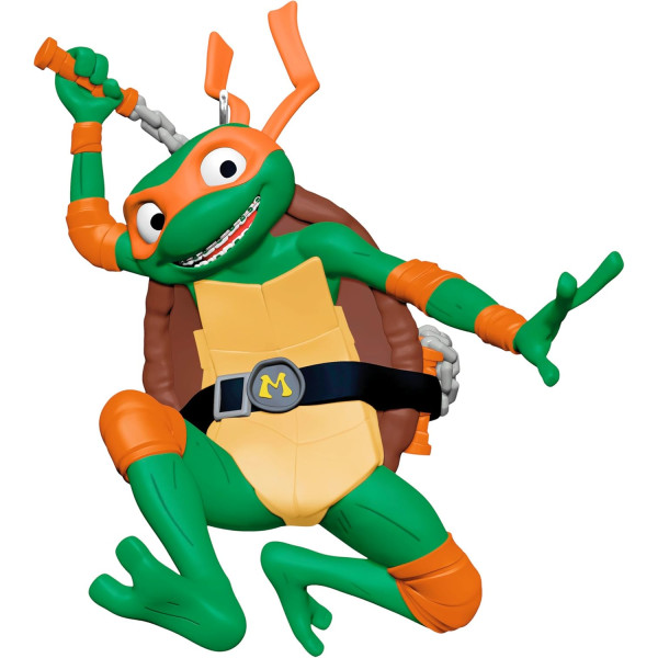 HALLMARK KEEPSAKE TEENAGE MUTANT NINJA TURTLES MICHELANGELO ORNAMENT 2025