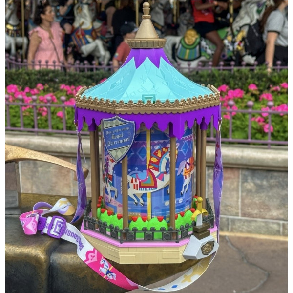 DISNEY PRINCE CHARMING REGAL CARROUSEL POPCORN BUCKET 2025