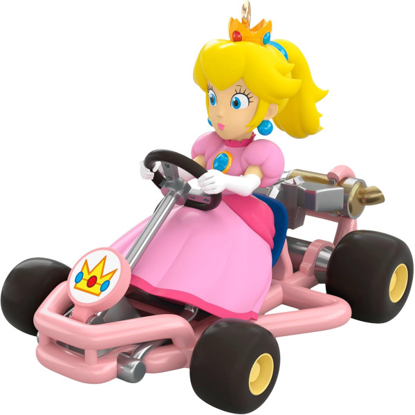 HALLMARK KEEPSAKE SUPERMARIO MARIOKART PRINCESS PEACH ORNAMENT 2025