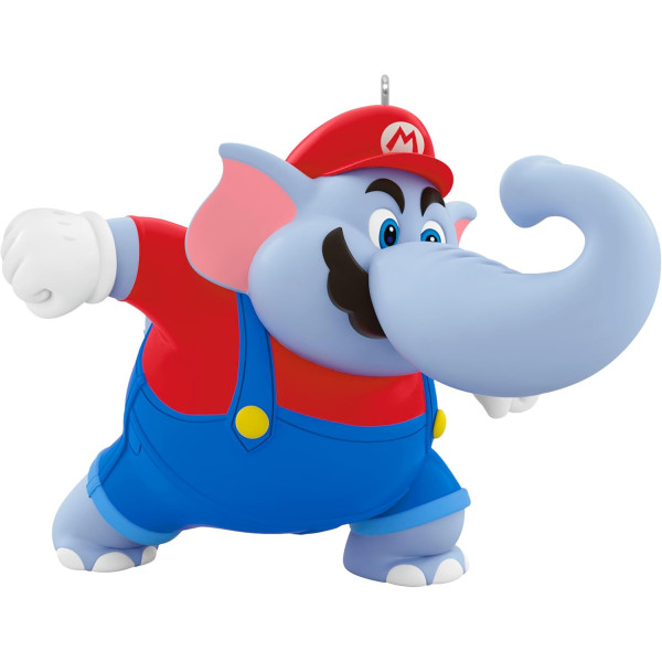 HALLMARK KEEPSAKE SUPERMARIO MARIOKART ELEPHANT MARIO ORNAMENT 2025