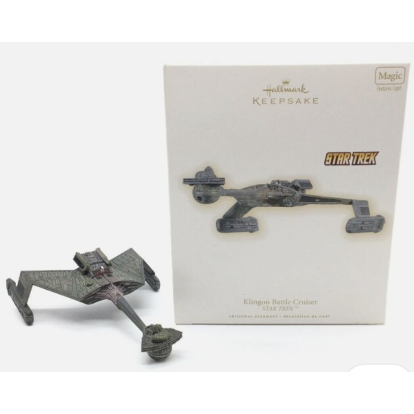 HALLMARK KEEPSAKE STAR TREK 2009 KLINGON BATTLE CRUISER ORNAMENT