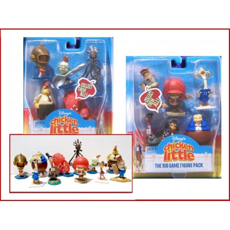 Disney Chiken Little pvc figuurtjes set