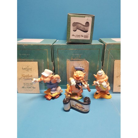 WDCC WALT DISNEY CLASSICS COLLECTION THREE LITTLE PIGS SET VAN 3