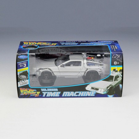 BACK TO THE FUTURE DIECAST MODEL 1/24 DELOREAN II FLY MODE