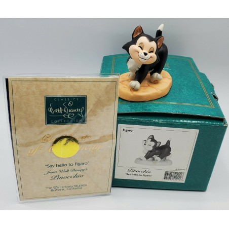 WDCC WALT DISNEY CLASSICS COLLECTION PINOCCHIO FIGARO BEELD