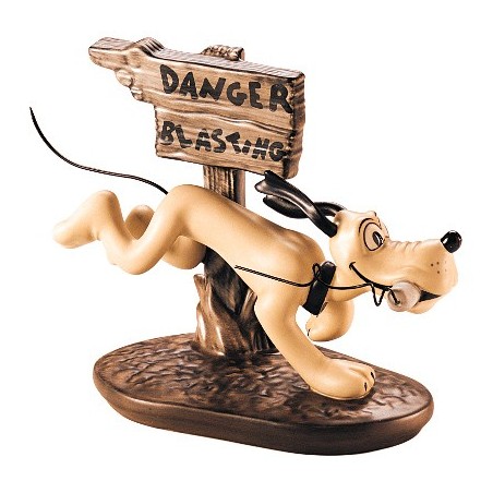 WDCC Walt Disney Classic Collection Dynamite Dog Pluto Delivery