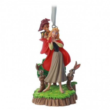DISNEY DOORNROOSJE AURORA (SLEEPING BEAUTY) ORNAMENT