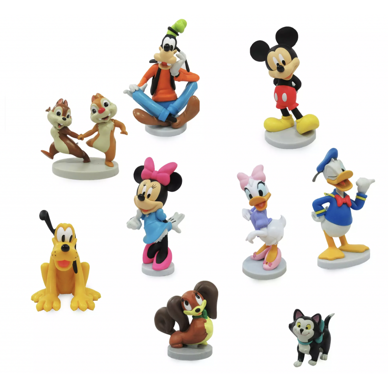 DISNEY MICKEY MOUSE EN PVC FIGUURTJES SET