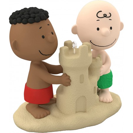 SNOOPY HALLMARK KEEPSAKE FRANKLIN EN CHARLIE BROWN ORNAMENT 2022
