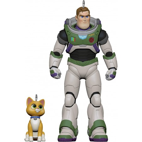 DISNEY HALLMARK KEEPSAKE LIGHTYEAR BUZZ EN SOX ORNAMENT 2022