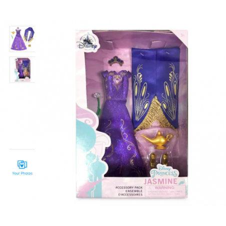 DISNEY BARBIE ALADDIN JASMINE KLEDING SETJE
