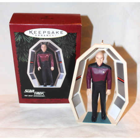 STAR TREK HALLMARK KEEPSAKE CAPTAIN JEAN-LUC PICARD ORNAMENT 1995