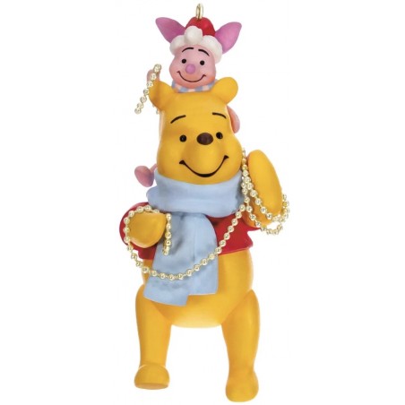 DISNEY HALLMARK KEEPSAKE WINNIE DE POOH TRIMMING THE TREE TOGETHER ORNAMENT 2023