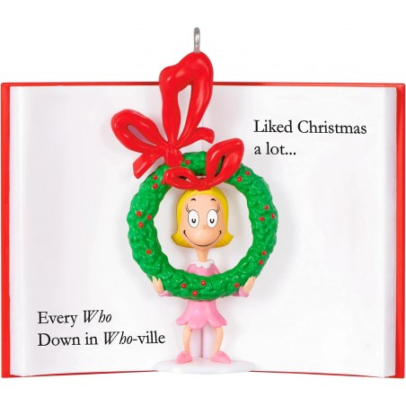 HALLMARK KEEPSAKE DR. SEUSS THE GRINCH CINDY-LOU WHO ORNAMENT 2023