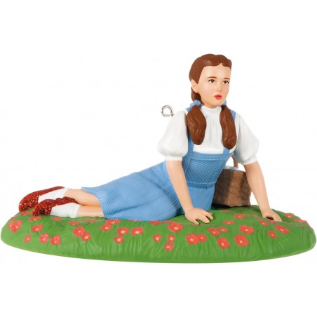 HALLMARK KEEPSAKE THE WIZARD OF OZ DOROTHY UNDER THE POPPIES SPELL ORNAMENT 2023