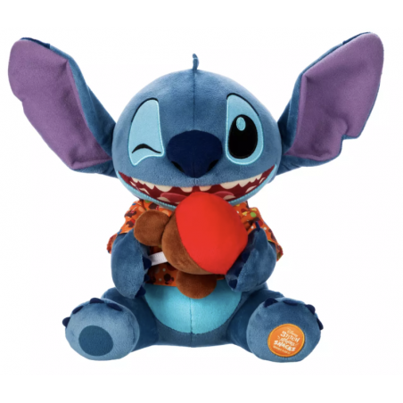 DISNEY LILO & STITCH PLUCHE STITCH ATTACKS SNACKS CANDY APPEL KNUFFEL