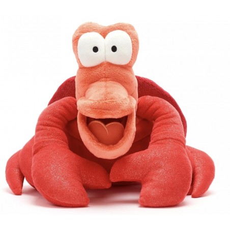 DISNEY DE KLEINE ZEEMEERMIN PLUCHE SEBASTIAAN KNUFFEL