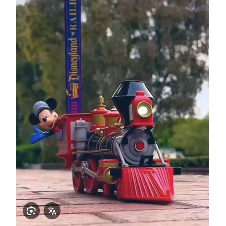 DISNEY MICKEY MOUSE TREIN POPCORN BUCKET MET LICHT